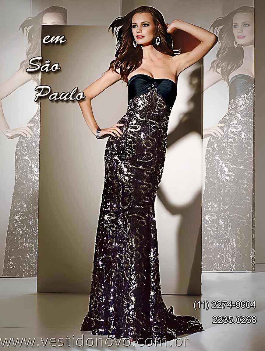 vestido para bodas de prata, azul marinho e prata, todo em pedraria e brilho, S�o Paulo 