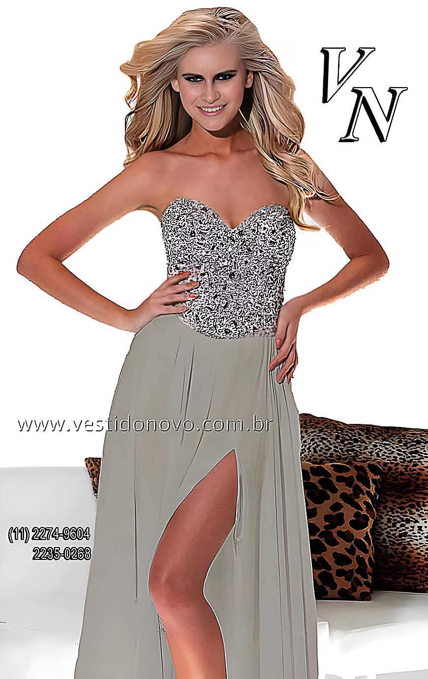 vestido para bodas de prata com brilho e pedraria (11) 2274-9604 ou 2235-0268 , S�o Paulo, sp
