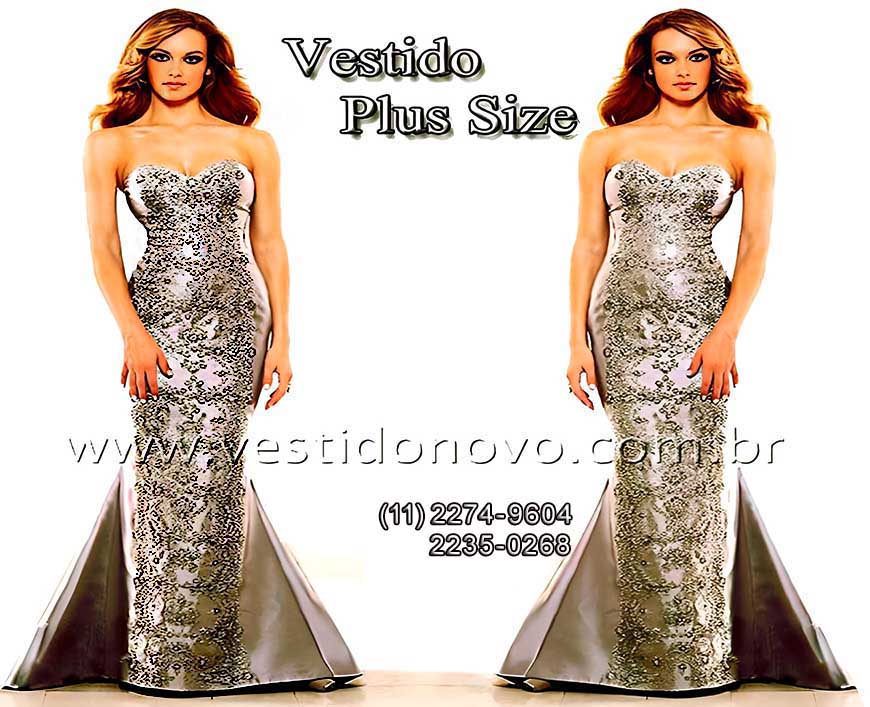 Vestido Bodas de Prata em zibeline com pedraria, zona sul de S�o Paulo