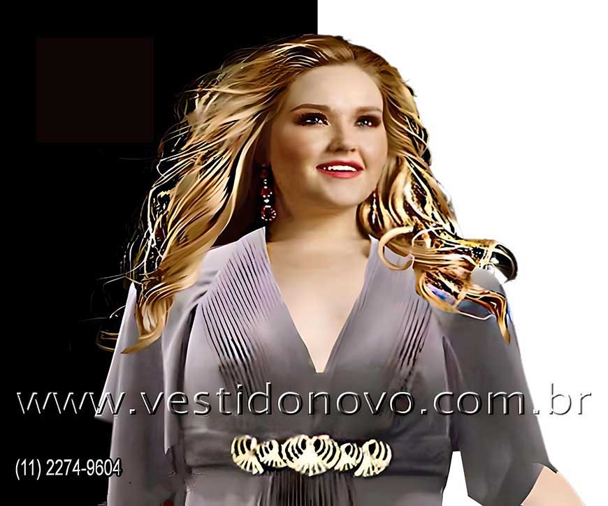 vestido para bodas de prata, tamanho grande, plus size em S�o Paulo