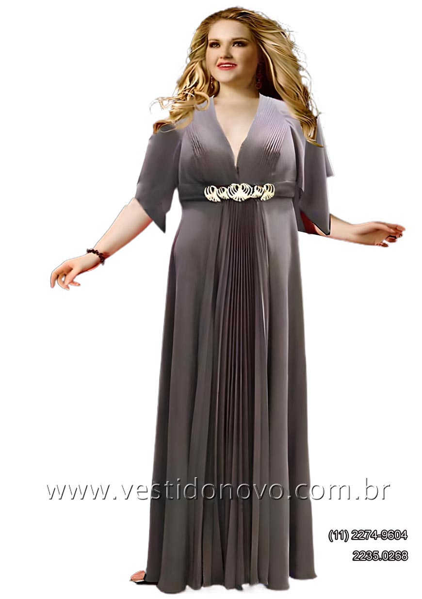 vestido para bodas de prata, tamanho grande, plus size em S�o Paulo